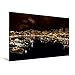 Produktbild Calvendo Premium Textil-Leinwand 120 x 80 cm Quer-Format Monaco bei Nacht | Wandbild, HD-Bild auf Keilrahmen, Fertigbild auf Hochwertigem Vlies, Leinwanddruck von Oliver Pinkoss Orte Orte