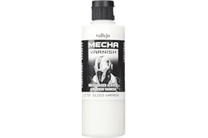 Vallejo Mecha Color Peinture Acrylique Gloss pour Aérographe, Résistance Élevée aux Chocs et à la Manipulation, Série Mecha.