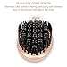 Bestidy Hair Straightener Brush,Ceramic Heating Straightening Irons Anti Scald,LCD Display- For Silky Hair (Golden)