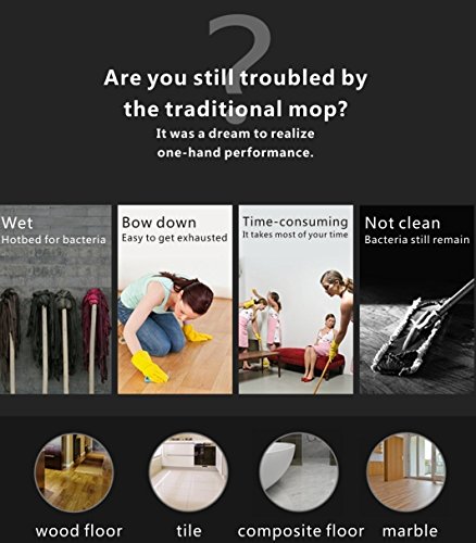 Electric Spin Mop Elegant Blue For Floor Scrubber Floor Waxing