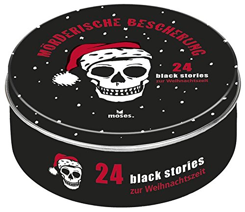 Preisvergleich Produktbild Moses Black Stories Mörderische Bescherung / 24 rabenschwarze Rätsel zur Weihnachtszeit / Adventskalender