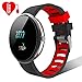 Produktbild Lintelek Smartwatch Sport Fitness Uhr HR Fitness Tracker mit Touchscreen Aktivitäts-Tracker Herzfrequenz Schrittzähler Sport Uhr Fitnessuhr Armbanduhr Withings Steel Uhrenarmband