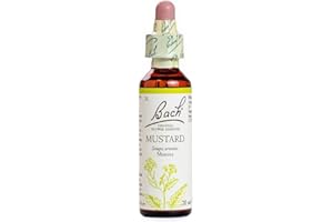 RESCUE Bach - Flor de Bach Mustard, Complemento Alimenticio, con Extracto de Flores de Mostaza, Uva de Alc 27% Vol, Ayuda a Gestionar las Emociones Cuando Se Quiere Ser Más Estable - 20 ml