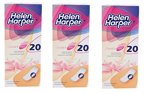 Helen Harper Classics Deo Daily Panty Liners 20s - Made in Germany (Pack of 3) RS.250 (34.00% Off) - Amazon Helen Harper Classics Deo Daily Panty Liners 20s - Made in Germany (Pack of 3) RS.250 (34.00% Off) - Amazon