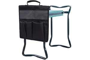 Akemaio Jardin Kneeler Siège Sac à Outils Pliable Jardin Tabourets Banc d'outils avec Sac de Rangement Outil Portable Poche
