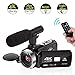 Produktbild 4K Camcorder Videokamera WiFi Camcorder mit Mikrofon Digitalkamera Full HD 30.0MP 3.0 Zoll Touchscreen mit IR Nachtsicht 16X Digital Zoom