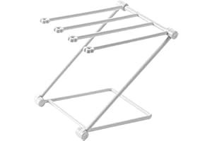 QCWWY Stojak na ściereczki do naczyń, suszarka do naczyń, składany stojak na ki kuchenne, wieszak na ręczniki, minimalistyczny design, wiszący organizer na ściereczkę do naczyń, do domu, kuchni, blatu (jasnoszary)