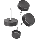 Badem10 Spiked Polygrit Furniture Table Chair Floor Protective Shoe Black Plastic Polygyrite (50PCS)