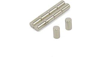 Magnetastico| 10x magneti al neodimio N52 barra 4x7 mm | Magnete a cilindro | Magneti frigorífero, Calamita da bacheca, Magnete permanente, Calamite piccole rotonde lavagna magnetica, Calamita potente