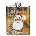 Produktbild Christmas Ask Your Mom If I'm Real Stainless Steel Liquor Flagon Retro Pocket Flask\Stainless Steel Travel Flask Great Little Gift,Safe And Nontoxic