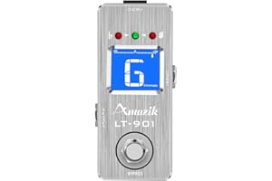 Amuzik Chromatic Guitar Tuner Pedal High Precision Guitar Tuner Pedals True Bypass