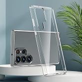 Coverzone Samsung Galaxy S23 Ultra İle Uyumlu Kılıf Crystal Clear İnce Hissiyat, Slot ve Tuşlara Rahat Erişim, Sert Plastik Ş