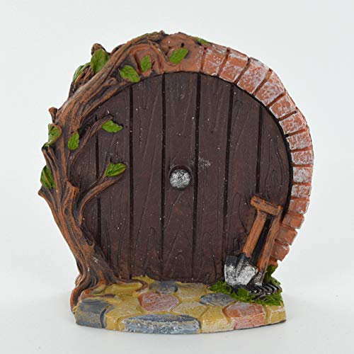 Prezents.com Miniature Violet Hobbit Porte - Arbre Décoration de Jardin Intérieur - Fun Quirky Elf, Pixie, fée Figurine Cadeau - -