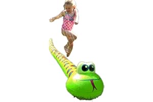 PaMeer Kids Garden Snake Sprinkler 3m, Great way to entertain kids, Outdoor Water Toys, Perfect Summer Gift