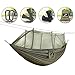 Produktbild Outdoor Hängematten mit Moskitonetz, Lhedon Tragbare Camping Hängematte Fallschirm Hängematte mit Baumgurte und Solide Karabiner, Perfekte Reise Hängematte für Camping, Wandern, Dschungel, Strand (Grün)