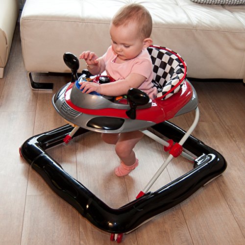 Lauflernhilfe Racer mit Spielcenter (5 Melodien) Gehfrei Gehhilfe Baby Walker in 4 verschiedenen Farben - 5