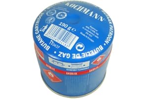 Kochmann Germany 24 x Stechgaskartuschen Gas Gaskocher Campingkocher 190g Gaskartusche Stechgas