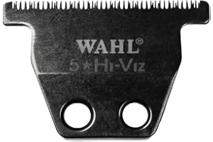 Wahl Hi-Viz Lames de rechange pour tondeuse - Revêtement de carbone en forme de diamant, ultra-précises de 0,4 mm à l'écart zéro - Paquet de 12