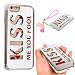 Produktbild iPhone 8 Glitzer Hülle, iPhone 8 Flüssig Hülle, Handyhülle iPhone 8 Silikon Spiegel, Edaroo [ Quote KISS ME YOU FOOL ] 3D Kreative Schwimmend Bling Rot Herz Flüssige Wasser Liquid Spiegel Glanz Clear View Plating Glitzer Kristall Überzug Spiegel Ultra Dünn Hybrid 2 in 1 Hard Backcover + Weiche TPU Bumper Cool Funny Schutzhülle Handytasche Rückseite Hülle Schale Etui Hülle Case Für Apple iPhone 7 4,7" / iPhone 8 4,7" [mit herzförmig leder trageschlaufe]