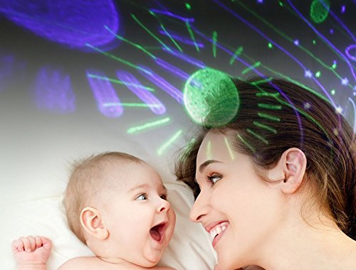 CalMyotis® Stern Projektor Nachtlicht, 360 Grad drehender Starlight Stern Himmel Projektor Romantische Geburtstags Weihnachtsbaby Kinderschlafzimmer Nachtlampe - 2