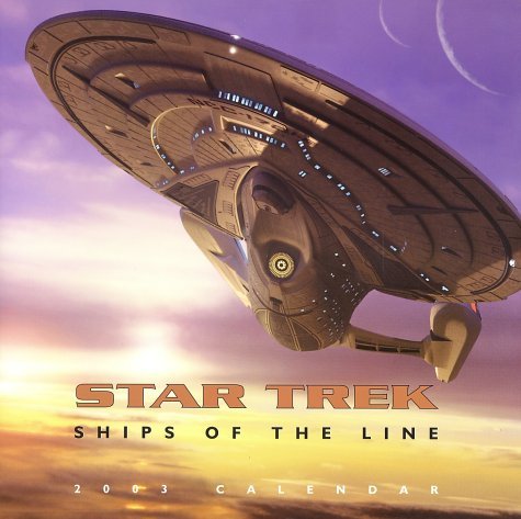 Star Trek Ships of the Line 2003 Calendar by Adam Lebowitz (2002-10-01)