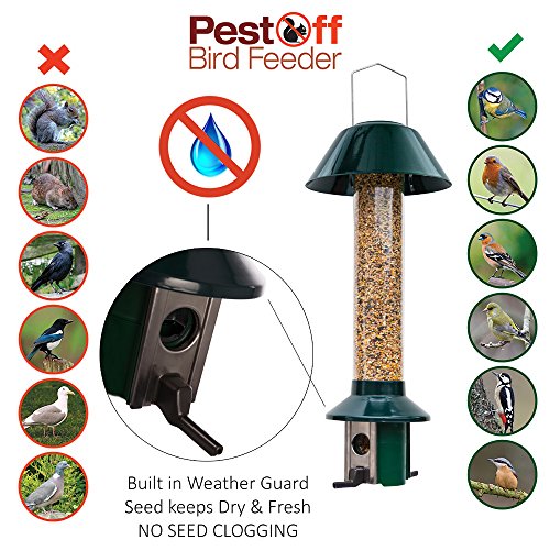 Eichhörnchensichere Vogelfutterstation-Mix PestOff Seed feeder-Neuware - 4