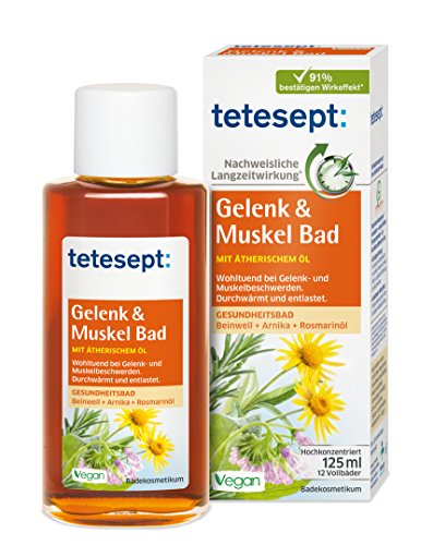 tetesept Gelenk und Muskel Bad, 2er Pack (2 x 125 ml)