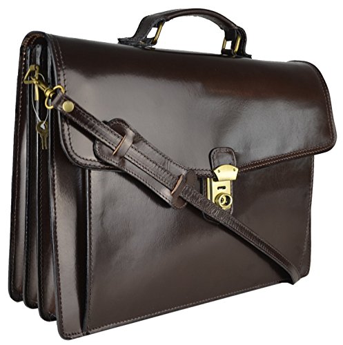 Bags4Less Leder XXL Aktentasche Aktenkoffer aus echtem Leder Model: 35662 - 2