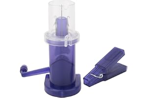 OUMEFAR Máquina de tejer para el hogar, tejedora de carrete manual, herramienta de tejido de pulsera artesanal DIY, herramienta de tejer a mano, tejer, tejer