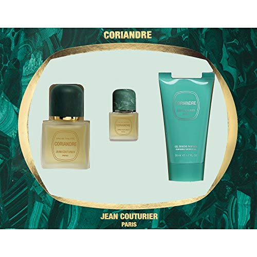 JEAN COUTURIER Coffret Coriandre Eau de Toilette 50 ml + Gel Douche 50 ml + Miniature 9 ml