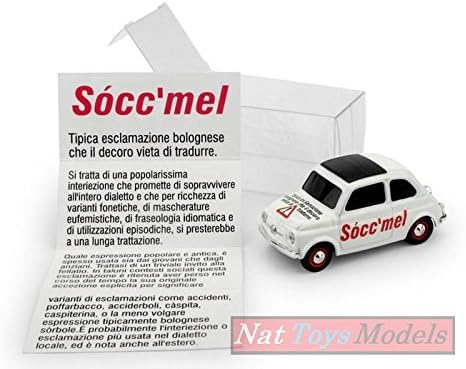 Brumm BMS1669 Fiat 500 "Soc'mel" SPECIAL MODEL ESCLUSIVA BALOCCO CESENA 1:43