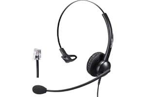 MAIRDI Telephone Headset with Noise Cancelling Microphone & HIS Cable for Avaya IP 1608 1616 9601 9608 9611 9611G 9620 9621 9630 9631 9640 9641 9650 9670 J139
