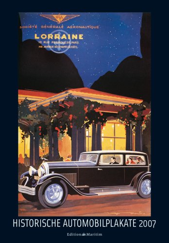 Historische Automobilplakate