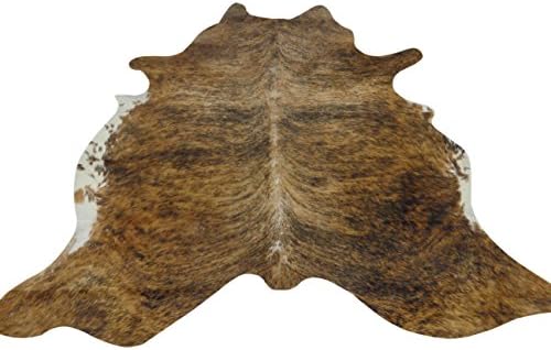 Cowhide Rug - Medium Exotic Pattern - 223 cm x 190 cm - Natural Leather Hide by Narbonne Leather Co - S10