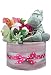 New 1 tier Pink Nappy Cake with Sock Bouquet & Zebra for baby girl (maternity, shower gift present)