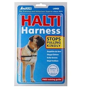 Halti – Arnés, Rojo/Negro, S (Pecho: 30-60 cm)