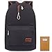 Produktbild KAUKKO Multipurpose Vintage Canvas Backpacks Laptop Daypack Travel Hiking Rucksack Black
