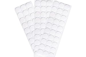 ericotry 180PCS 2cm/0.8 inch Transparent Double-Sided Tape Stickers Round Acrylic No Traces Adhesive Sticker Creative Super Sticky Waterproof Small Stickers for Office Home School