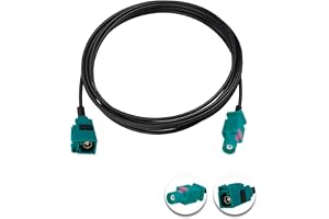 Vecys Fakra Z Kabel Fakra Z Hane till Fakra Z Hona RF Koaxialkabel 6.6ft/2m Fakra Z Hona till Hane Antenn för Längnings Kabel