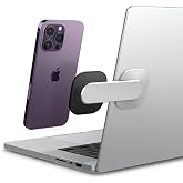 Spigen Webcam iPhone i&ccedil;in Manyetik Telefon Tutucu MagSafe &ouml;zellikli Monitor / Laptop ile Uyumlu G&uuml;m&uuml;ş - AMP06049 (Spigen TR G