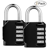 ❤ leicht zu tragen: Kombinationsschloss anti rust, wetter-beweis, kleines volumen, geringes gewicht. Man braucht nur ein Schloss zu tragen, keine Sorge für den Verlust des Schlüssels