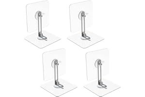 LUOYANYE 4 Set Adhesive Furniture Wall Anchors No Drill Furniture Wall Anchors No Drill Furniture Anchors for Baby Proofing for Prevent Baby Pet from Falling Furniture