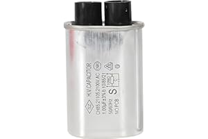 Cenpek condensador de alto voltaje de horno de microondas 2100 VAC 1.00 MFD uF universal compatible y reemplaza para el cabello multimedia Amana Kenmore Mayta y Whirlpolo