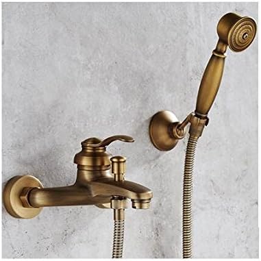 Antique bathtub faucet/copper hot and cold shower shower set