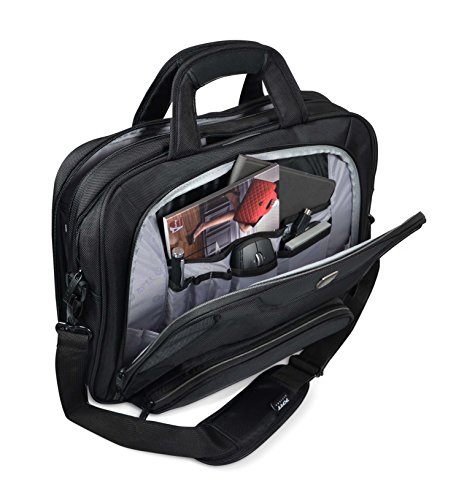 Port Designs Manhattan Toploading Laptoptasche mit Tragegurt für Laptop mit 10, 13,3 Zoll), Schwarz - 5