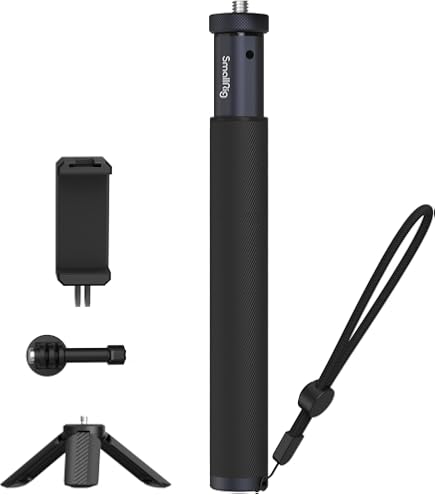 Perche à Selfie Invisible 130cm ATUMTEK - Compatible GoPro Hero 12-7, Insta360 X3/ONE R, DJI Osmo - Pour Sports