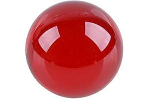 Tubayia 50mm Kristallkugel Glaskugel Fotokugel Fotografie Requisiten Dekoration Geschenk (Rot)