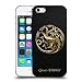 Produktbild Head Case Designs Offizielle HBO Game of Thrones Gold Targaryen Sigils Soft Gel Hülle für iPhone 5 iPhone 5s iPhone SE
