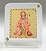 Eknoor Car Dashboard Idol- Goldplated Recta4550- Hanuman ji with japa mala (prayer beads) RS.450.00