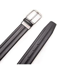 Cinturón confeccionado en piel de alta calidad. Medidas 95-100-105-115 cm. Color negro.